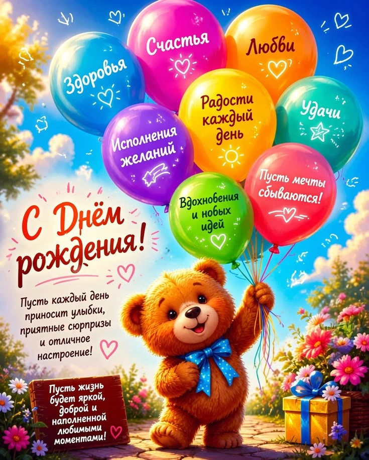 Поздравляем с Днём рождения! 🎂🎁