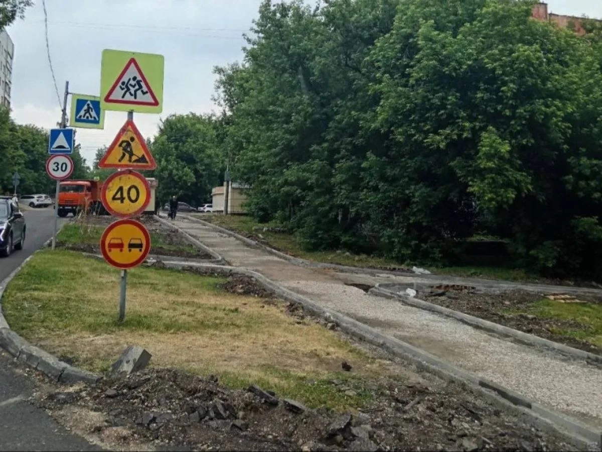 К осени на Красноармейском проспекте в Туле появится велодорожка в рамках нацпроекта «Инфраструктура