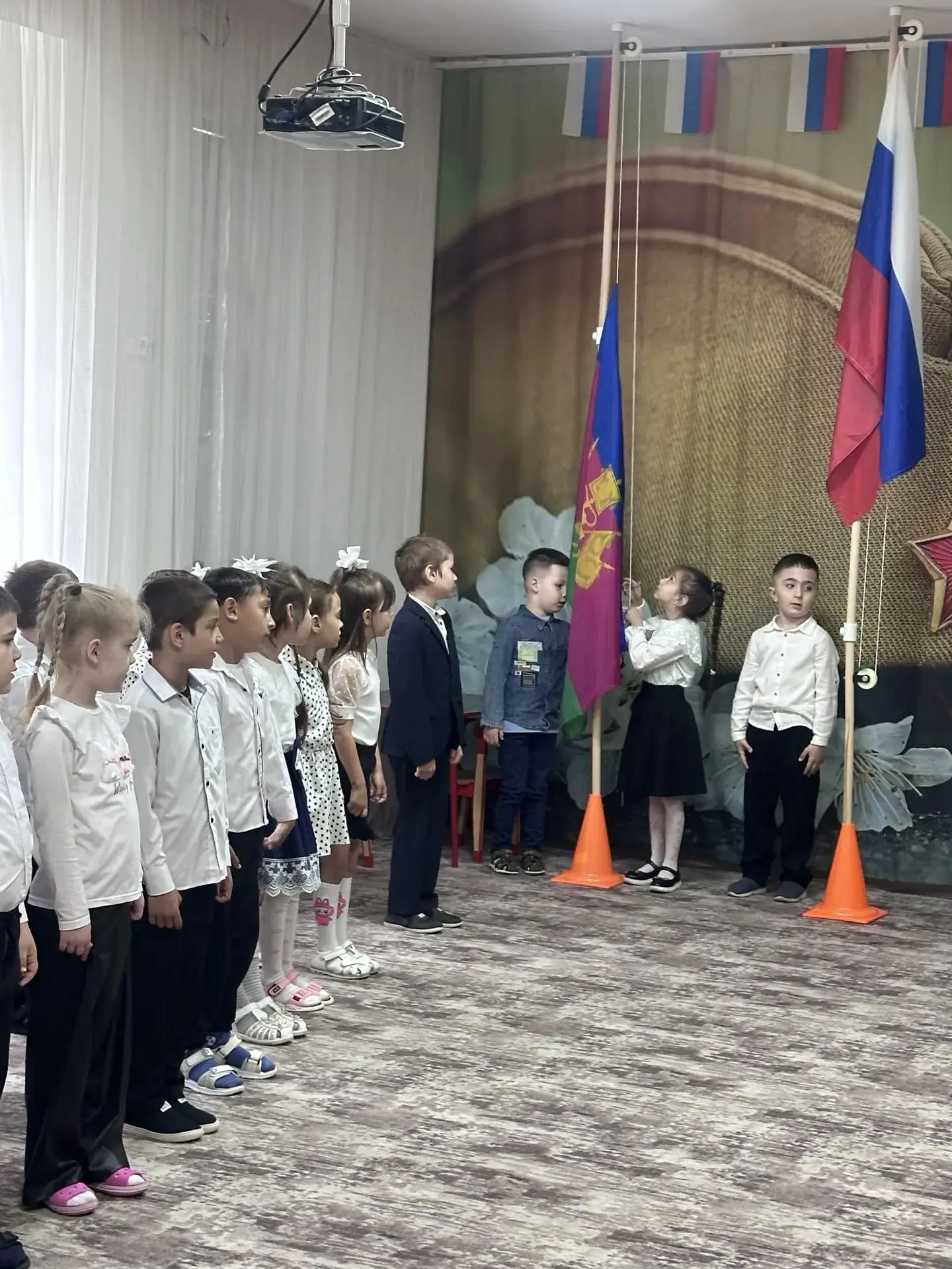 Майское дождливое утро, но на душе светло и торжественно!