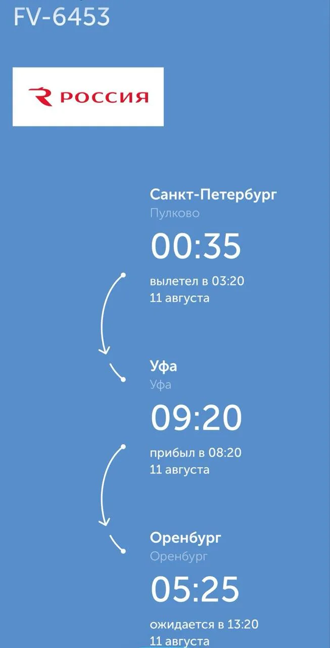 В Оренбурге задержали сразу 6 авиарейсов