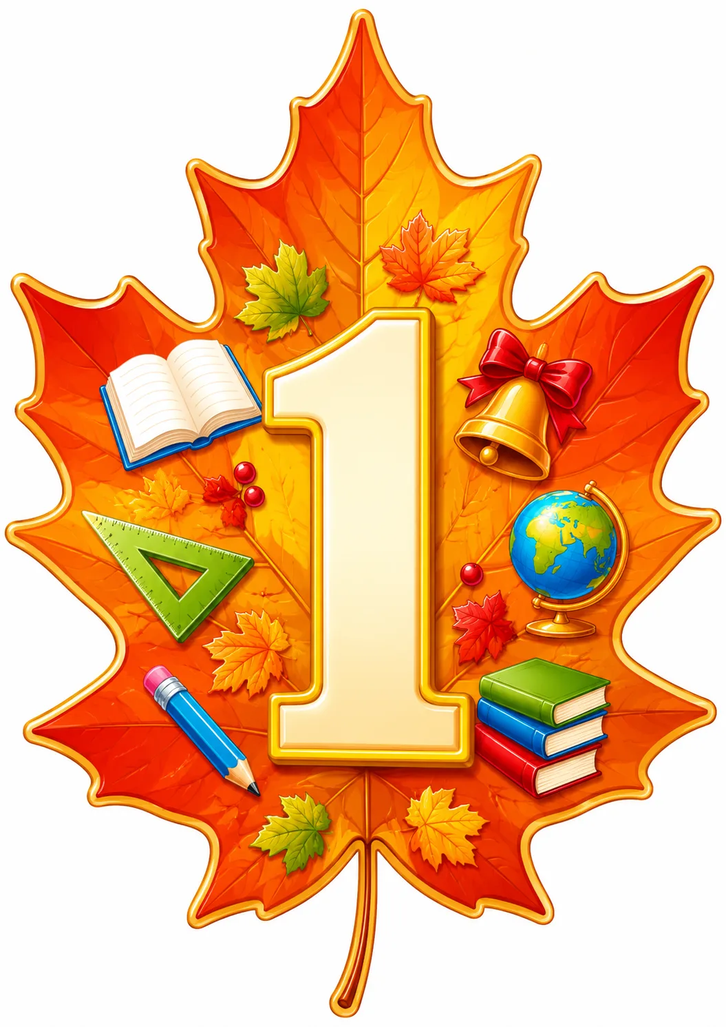 Оформление к 1 сентября 🍁 (букву Я распечатываем два раза, чтоб получилась полноценная...