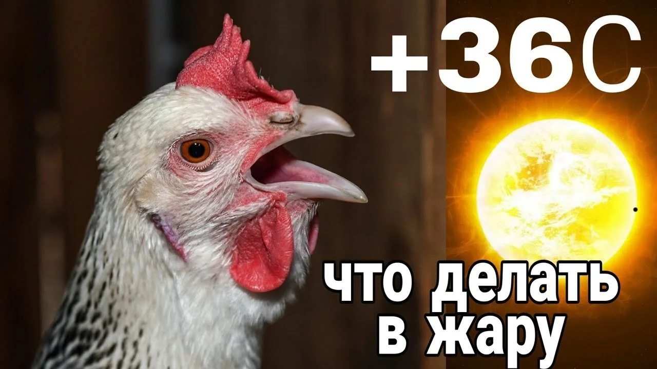 С жарой действительно нужно бороться: у птиц нет потовых желёз, и они охлаждаются в осн...
