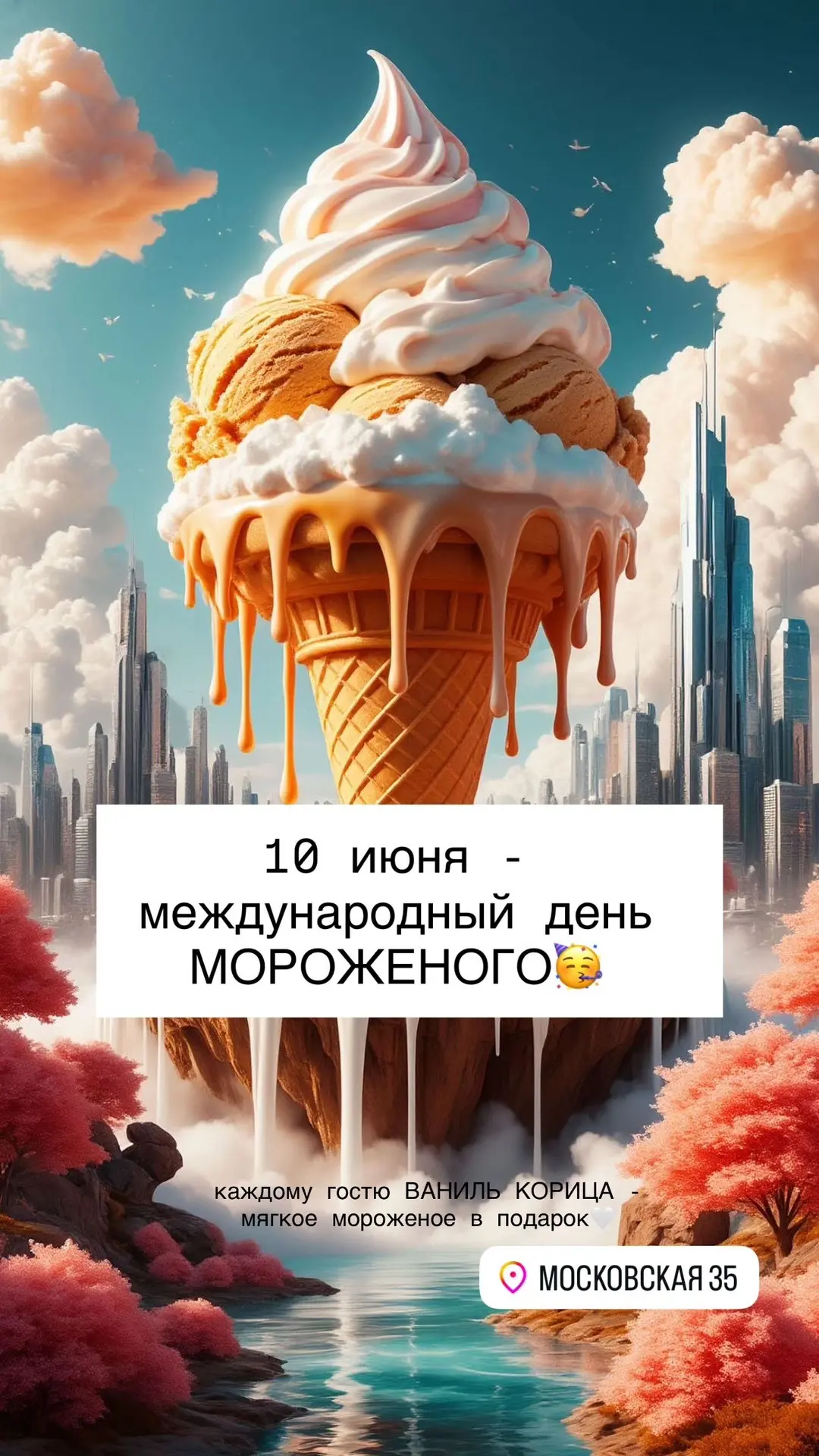 Дорогие гости! Приглашаем вас провести жаркий летний день в нашей уютной кофейне на Московской, 35🤍