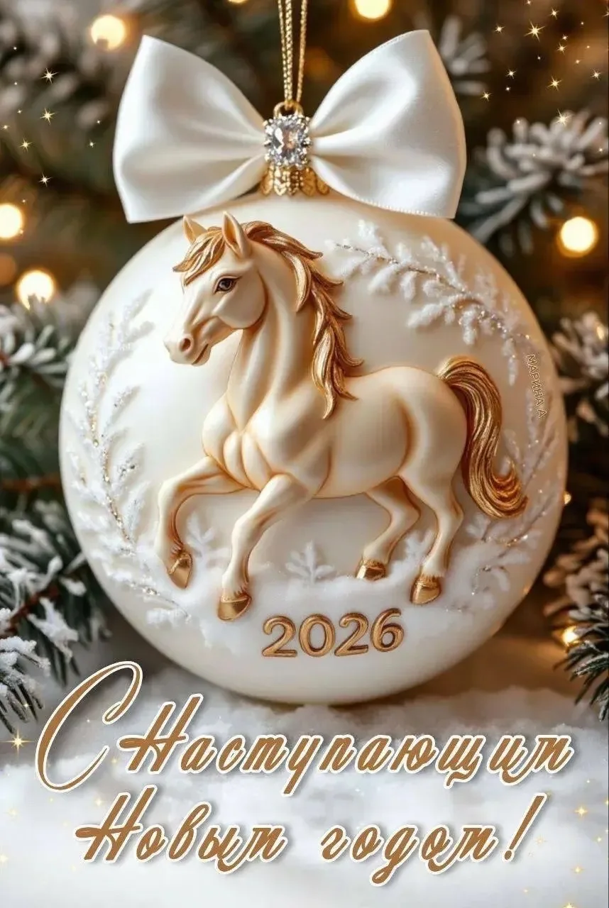 С наступающим Новым годом! Пусть Новый год принесёт в дом все самое лучшее: любовь, рад...