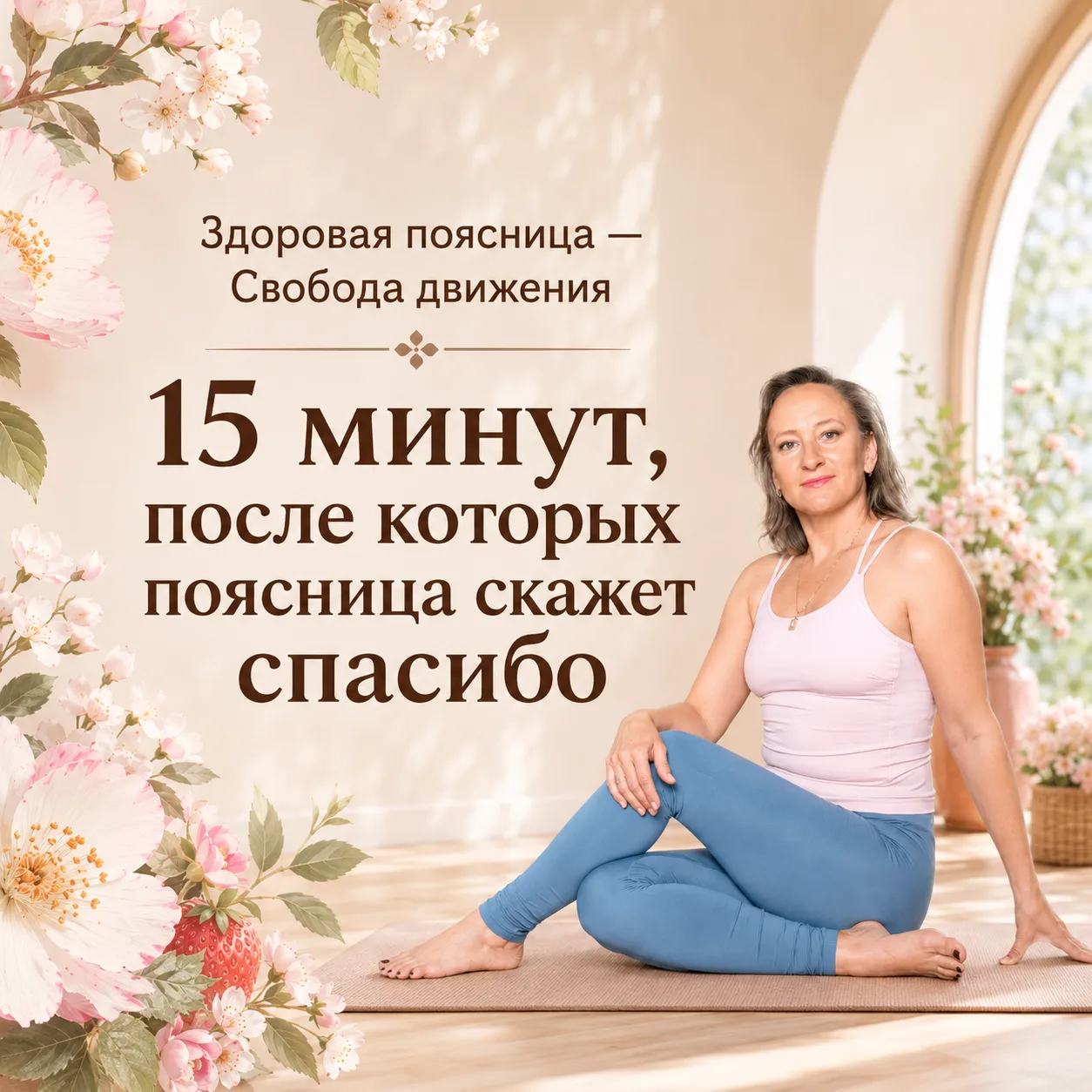 Поясница — одна из самых частых жалоб, которые я слышу 🌿