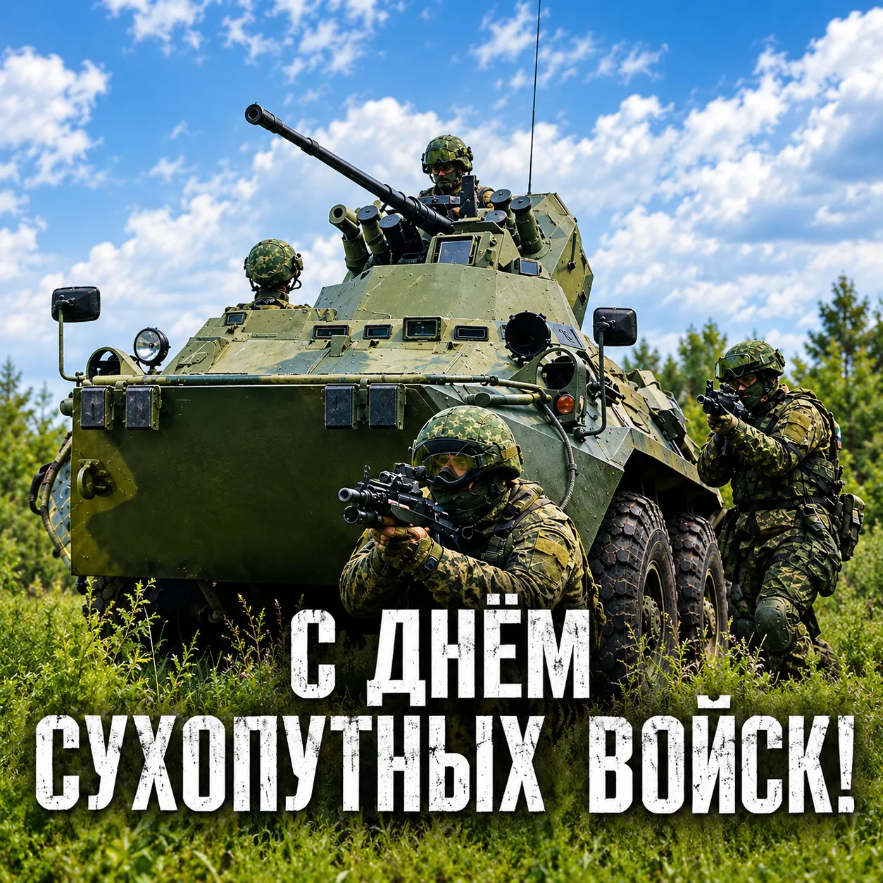 С Днём Сухопутных войск! 💫