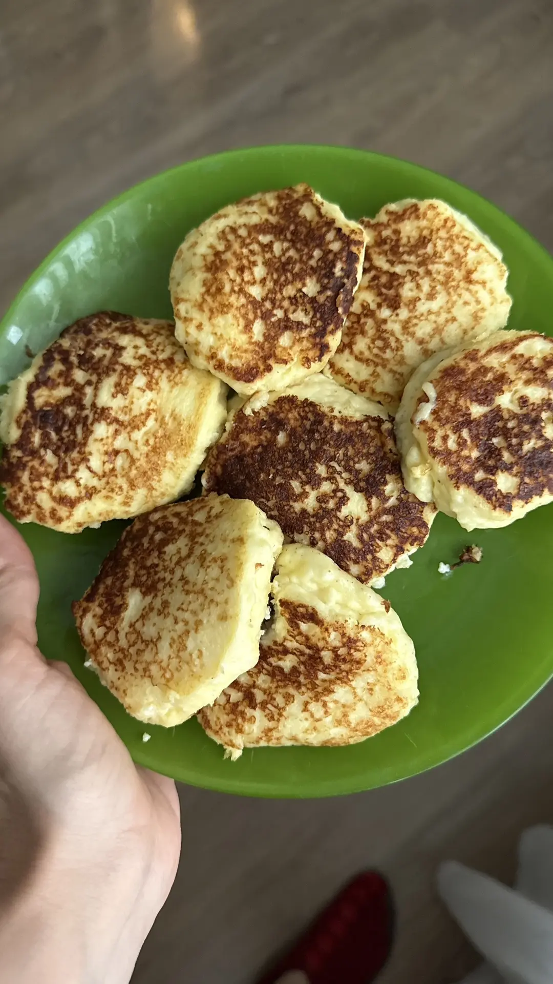 Идеальные ПП сырники, когда лень и не хочется пачкать руки