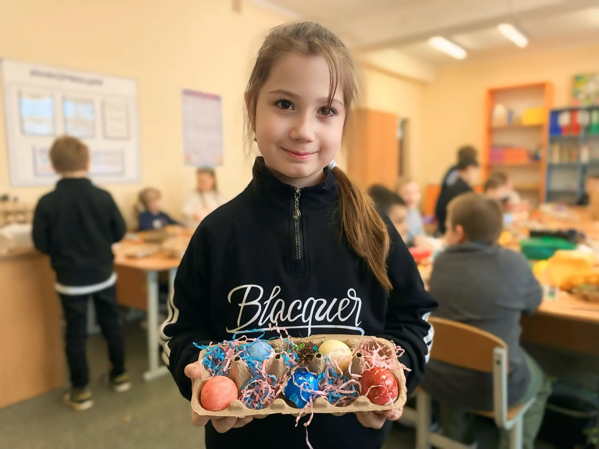 Дорогие друзья! 🌷    В преддверии светлого праздника Пасхи в нашей начальной школе произошло маленьк