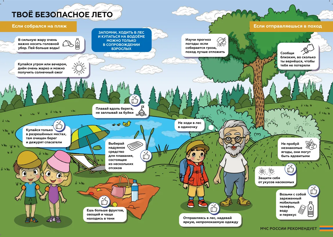 Как провести лето безопасно?