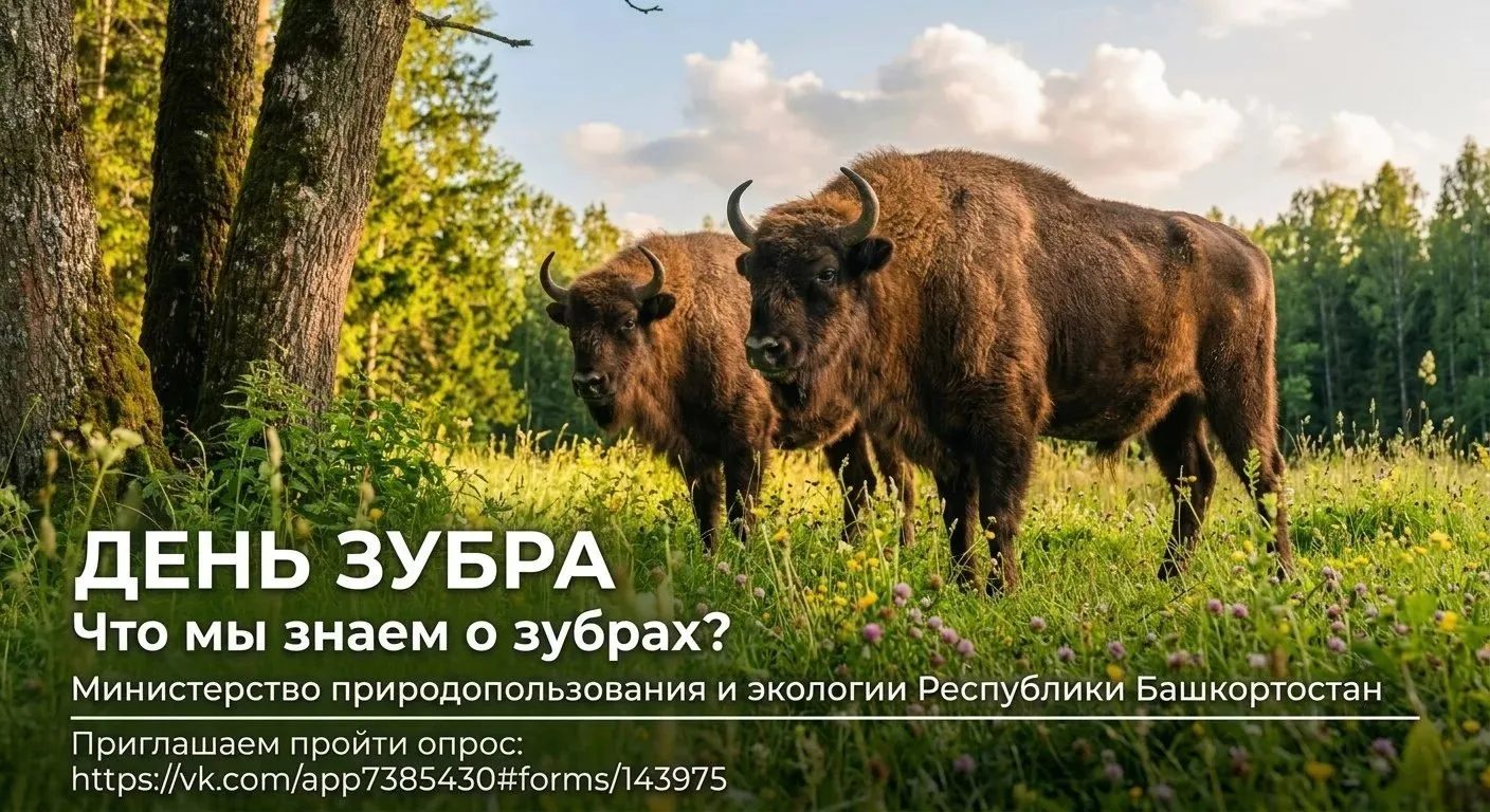 Зубр — хозяин леса и самое крупное животное Европы.