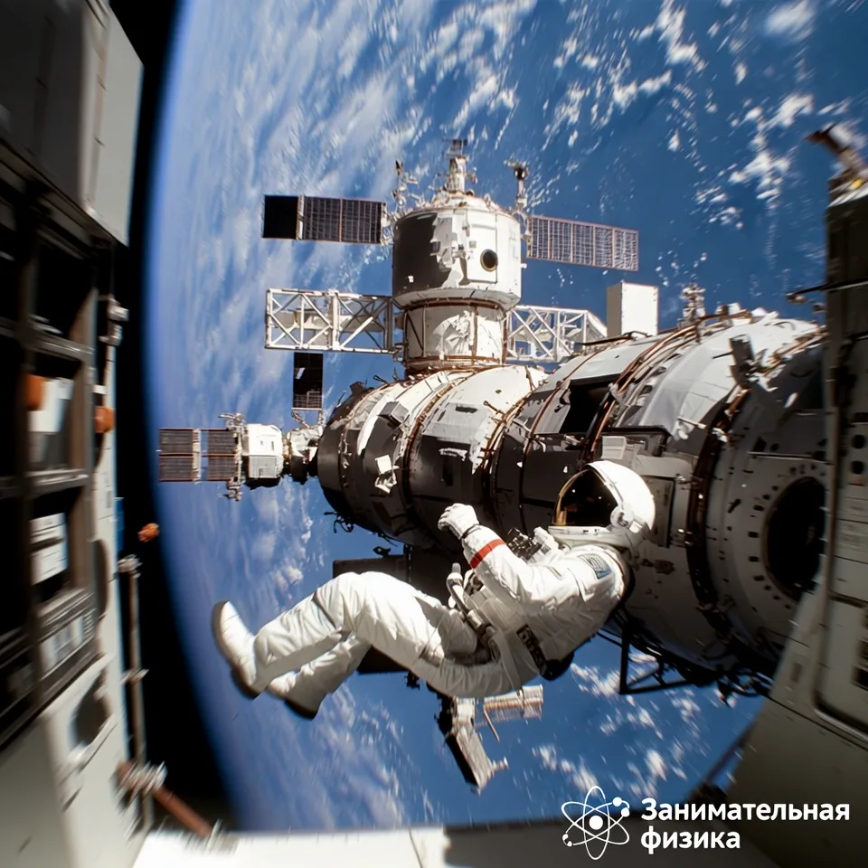 🛰️ ПАРАДОКС НЕВЕСОМОСТИ НА МКС