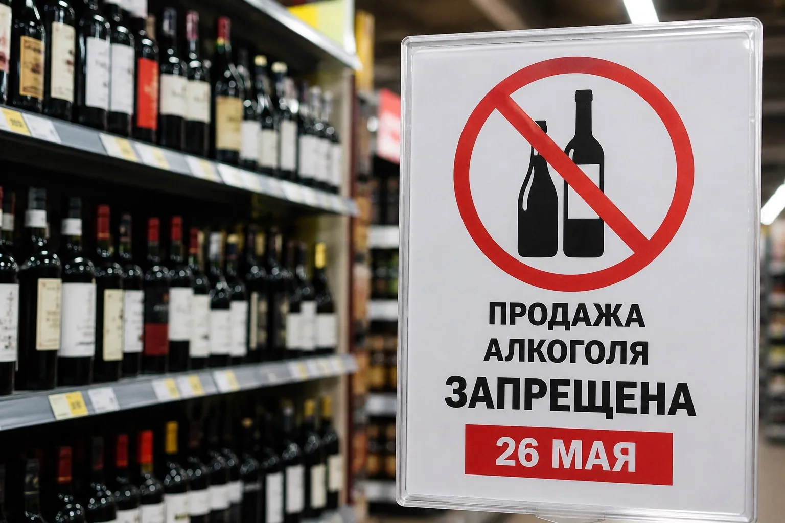На территории Астраханской области 26 мая вводится «сухой закон»  Во вторник, 26 мая, в школах Астра