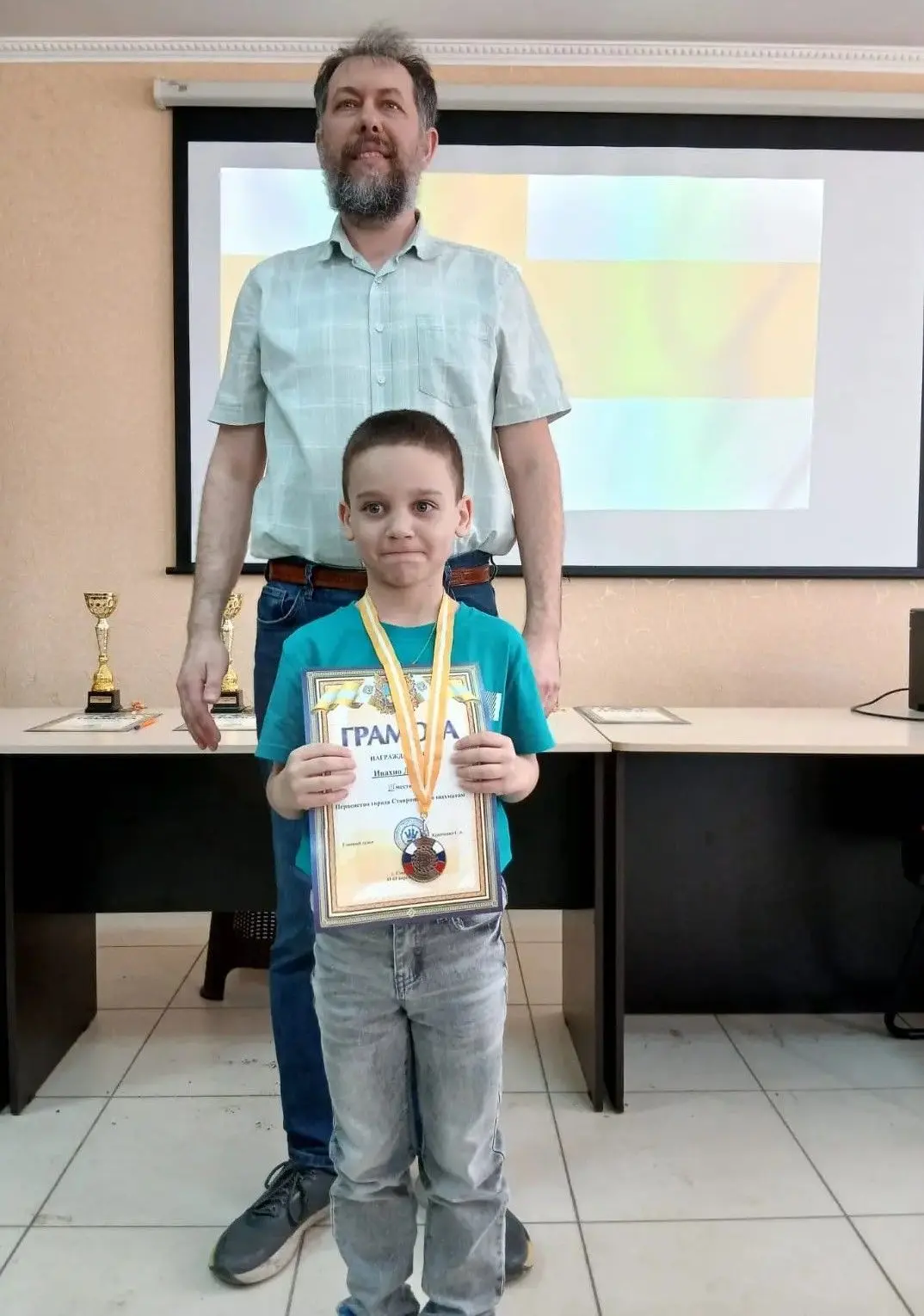 #УспехиУчеников🎉Городское первенство по шахматам♟️, проходившее в Ставрополе с 1 по 3 апреля, стало 