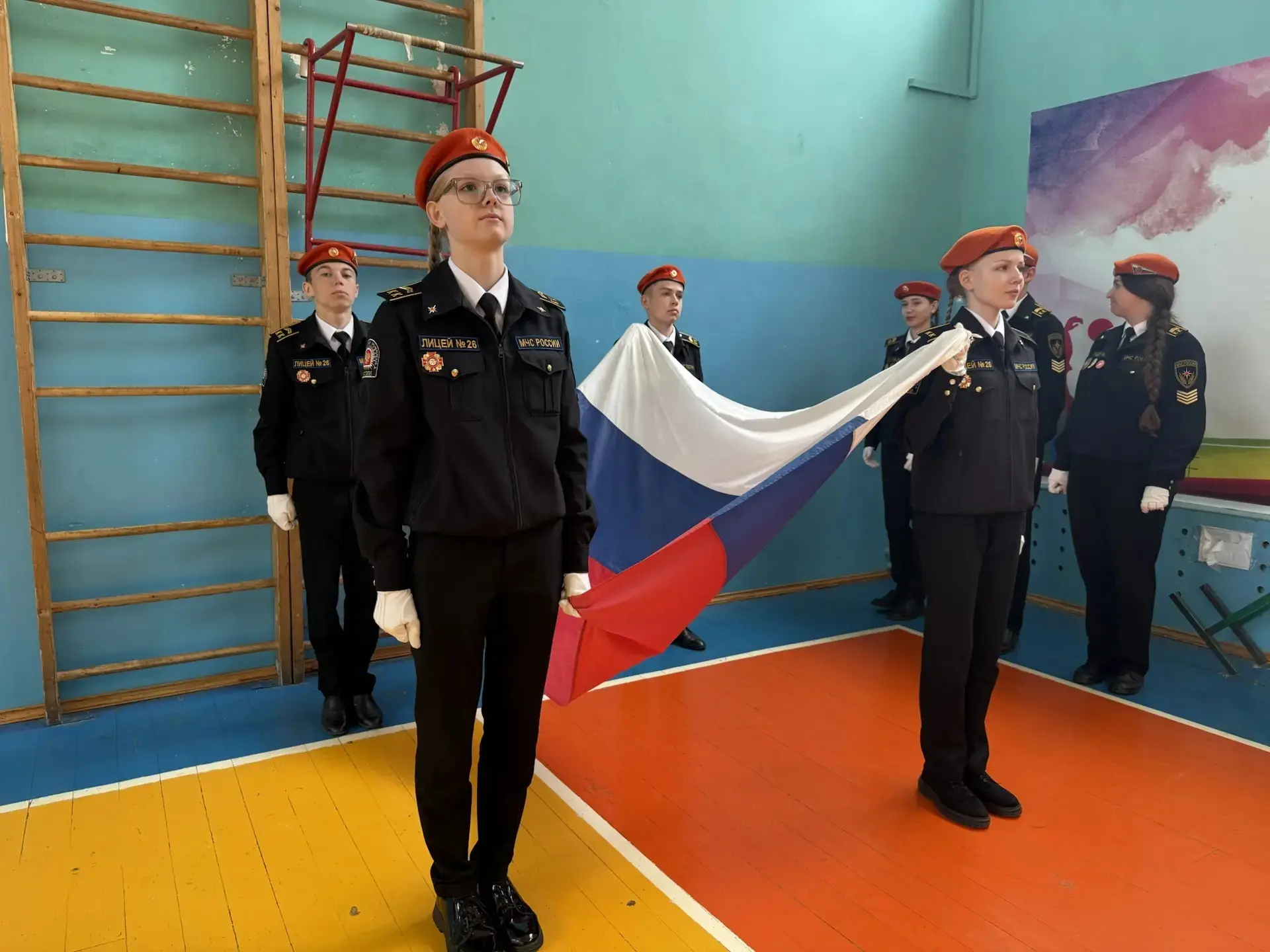 🇷🇺 Торжественная церемония поднятия Флага и исполнения Гимна Российской Федерации 🇷🇺  ☀️ 12 мая  202