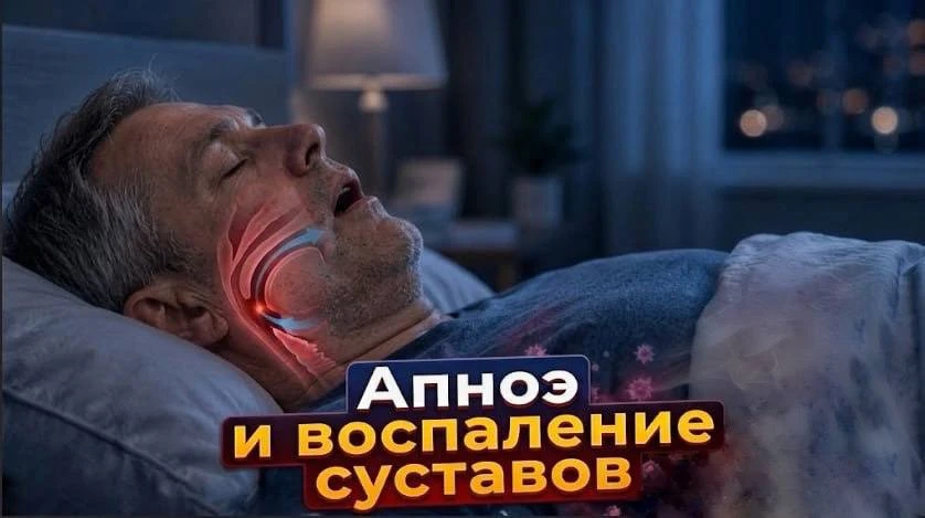 Апноэ сна и воспаление суставов: есть ли связь?

Многие считают, что синдром обструктивного апноэ сн