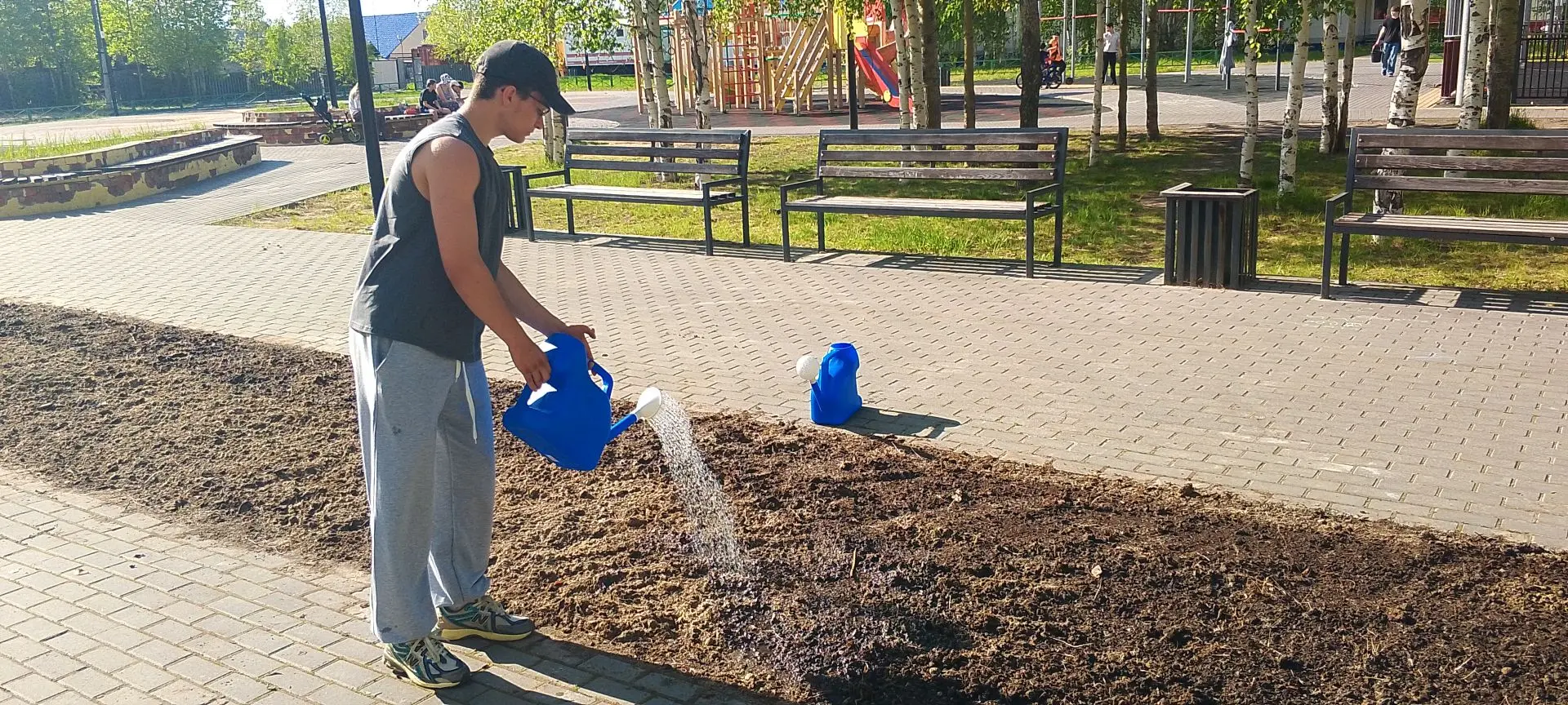 04.06.2026 г. 
«Зеленый Патруль» в деле!

Сегодня ребята из отряда трудового десанта закончили облаг