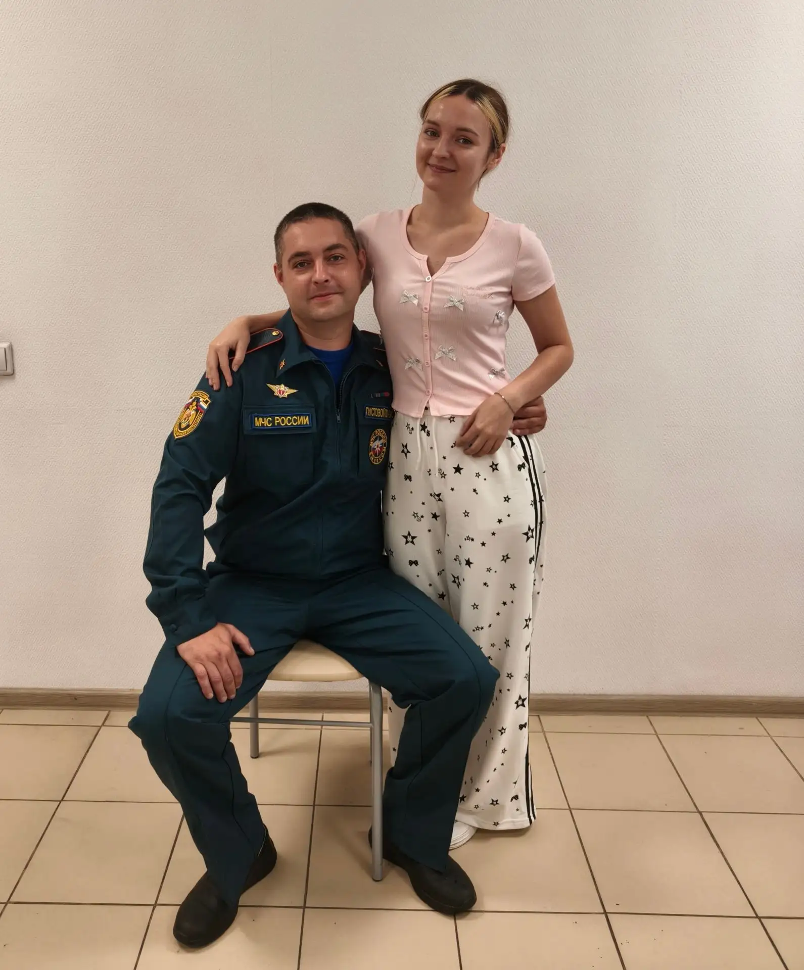 Сынок зашёл перед аттестацией сотрудников. Кто это проходил, знает как это волнительно....