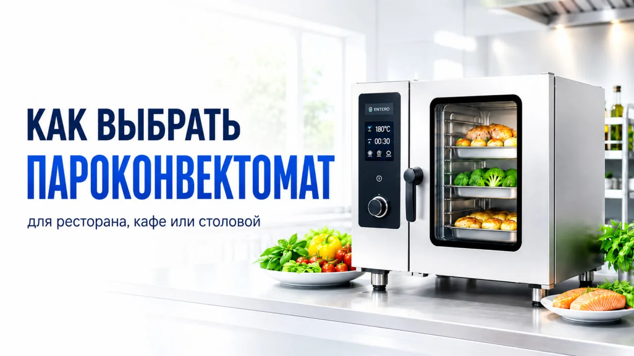 🔥 Как выбрать пароконвектомат для ресторана, кафе или столовой?