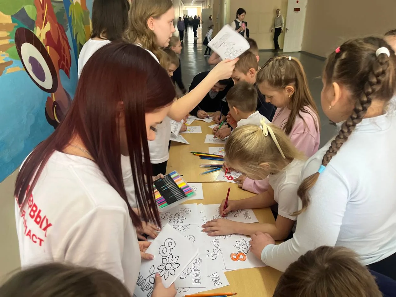 🌸 Весеннее творчество накануне 8 марта! 🎉В преддверии самого светлого весеннего праздника — Междунар