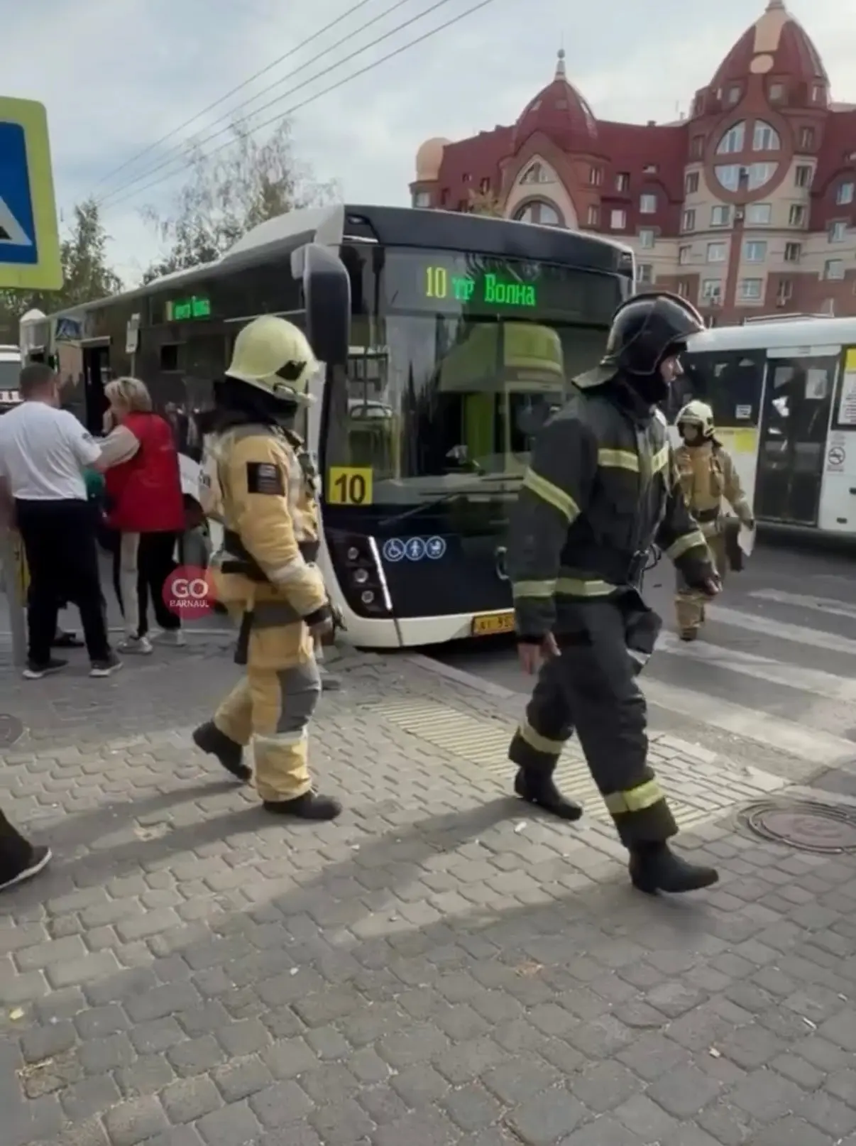 😨Серьёзное ДТП с пассажирским автобусом №10 на перекрёстке Ленина Партизанской