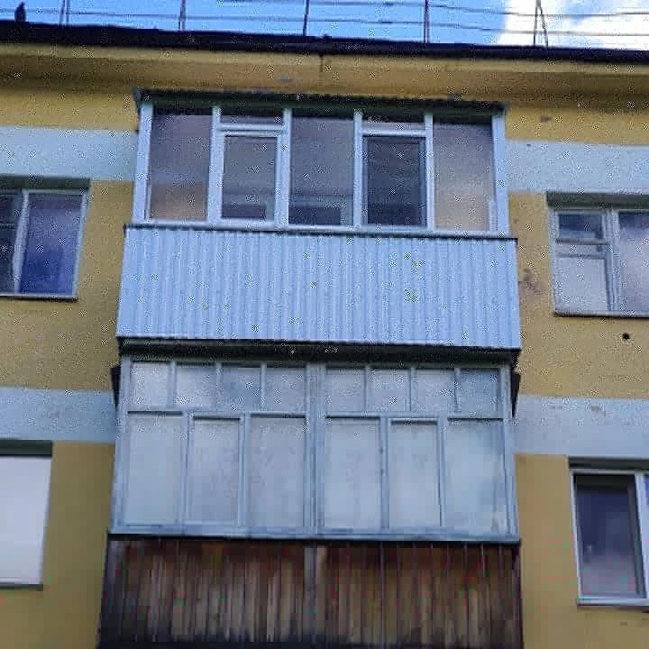 Балкон с наружной обшивкой. Наша работа