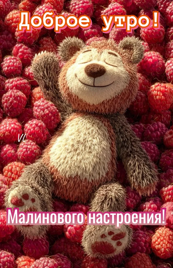 Пусть день будет сладким, как спелая ягода! Доброе утро!

Лови💙хорошее настроение