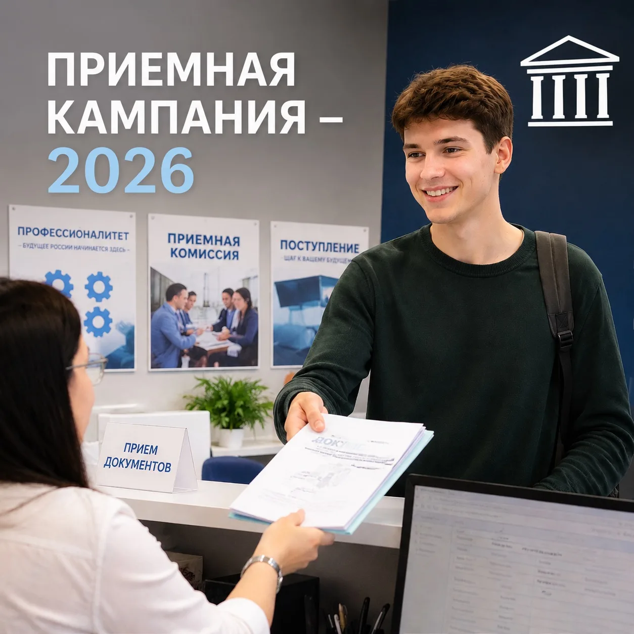 📑 Сегодня стартовала приемная кампания на Кубани

Для вчерашних школьников впереди ответственный эт