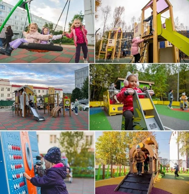 В Мурманске и области обустроят четыре новые детские площадки.