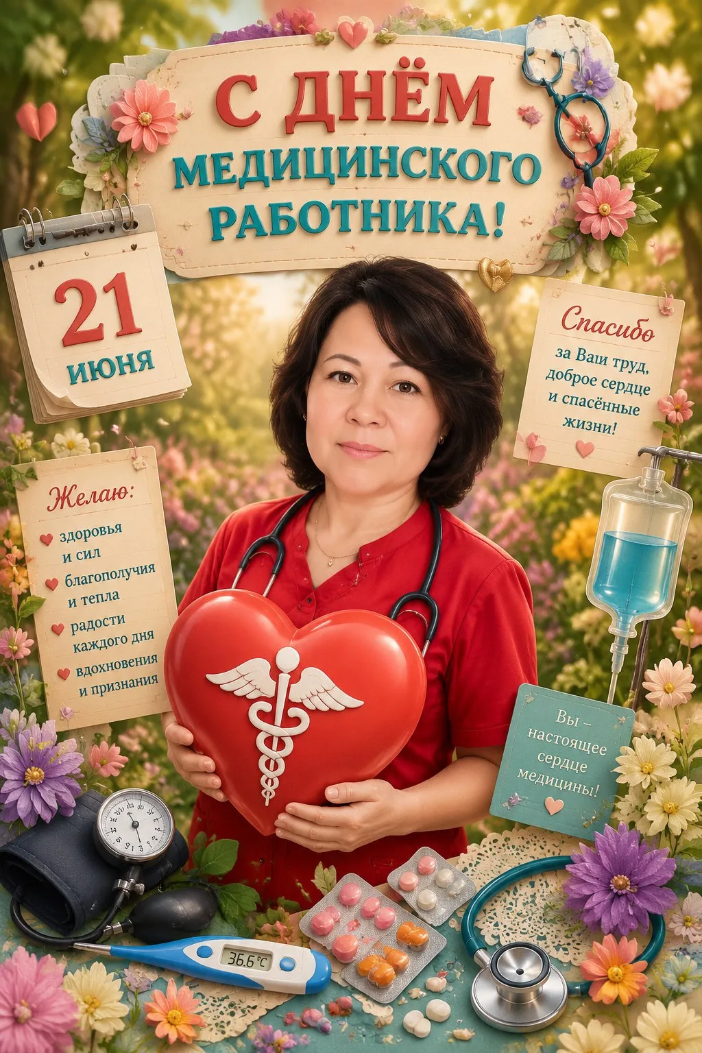 Сегодня свой профессиональный праздник отмечают наши волшебные доктора и медсестры - те самые люди, 