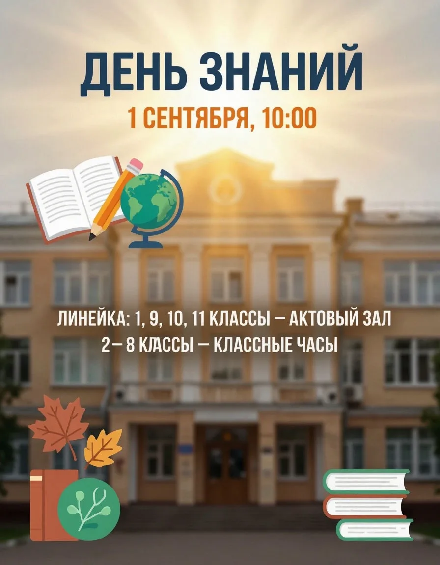 ⚡️ Важно о 1 сентября 10:00!