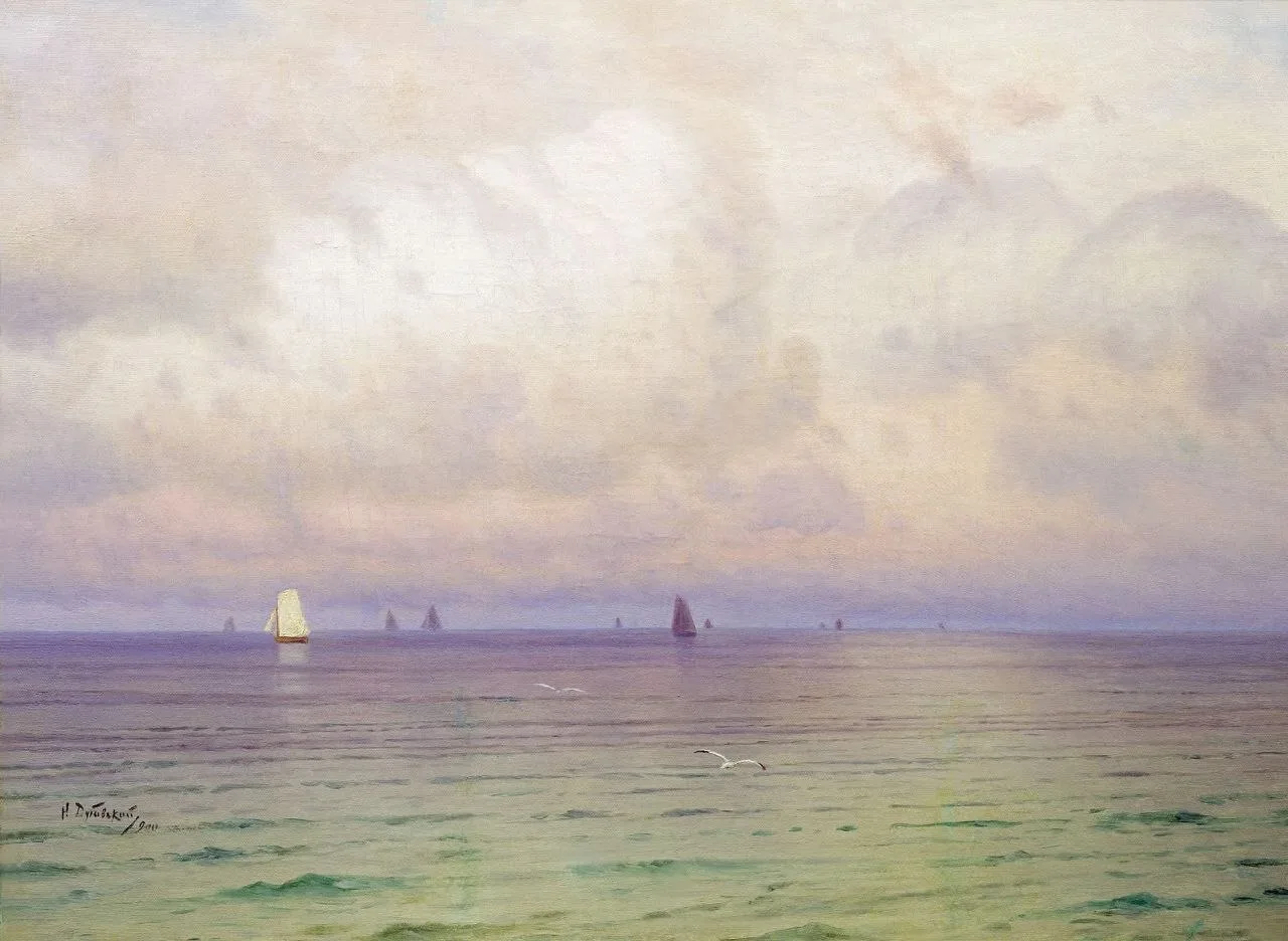 "Море. Парусники", 1900 г.