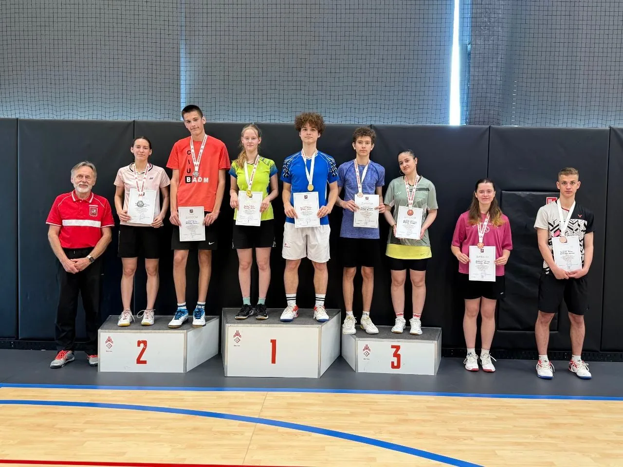 🏸 Спортсмены МКСШОР «Восток» выиграли две золотые, две серебряные и четыре бронзовые медали первенст