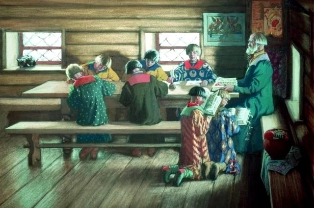 Как учили в школах на Руси, где появились первые библиотеки и что девочки готовили на у...