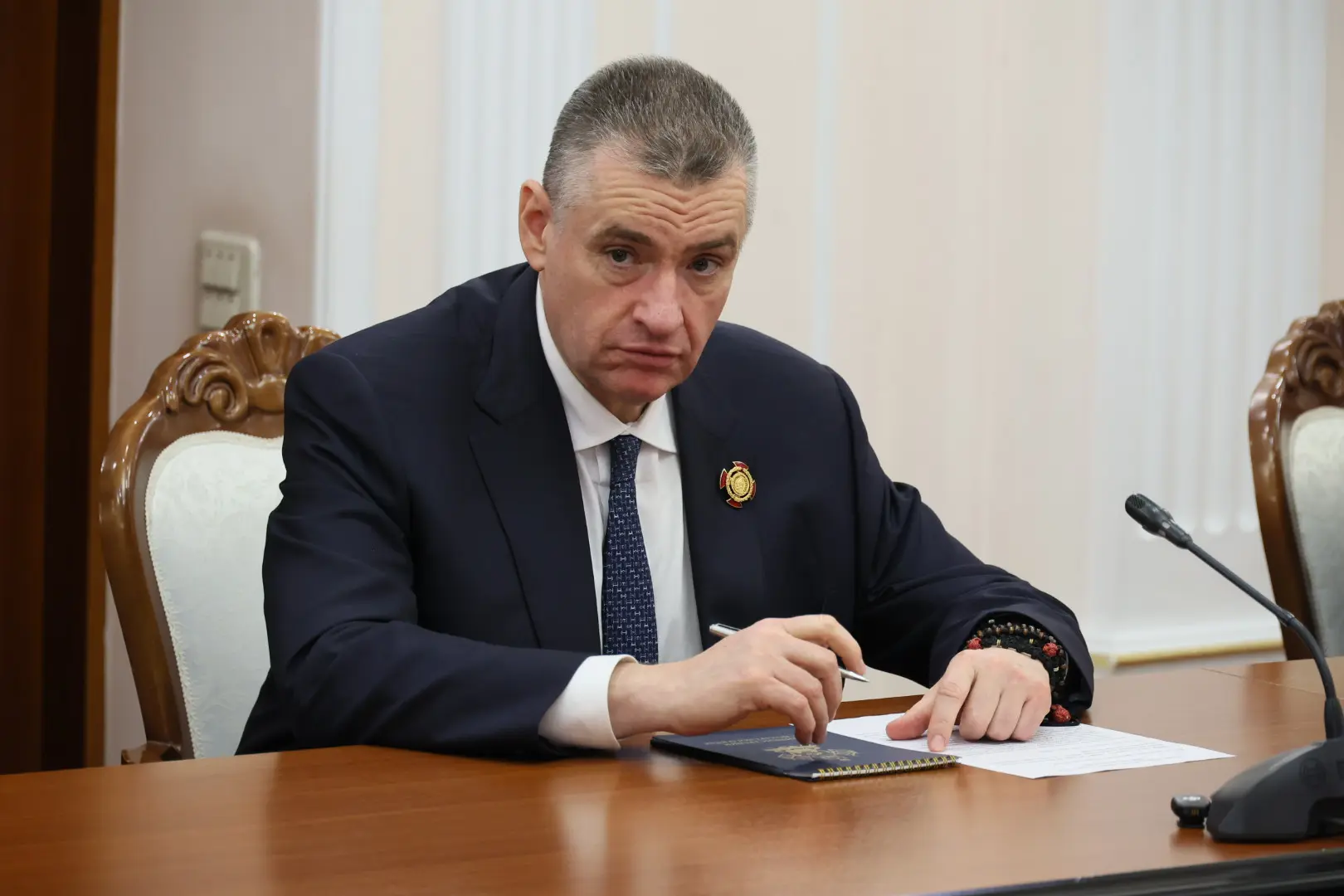 Вениамин Кондратьев встретился с председателем либерально-демократической партии России Леонидом Слу