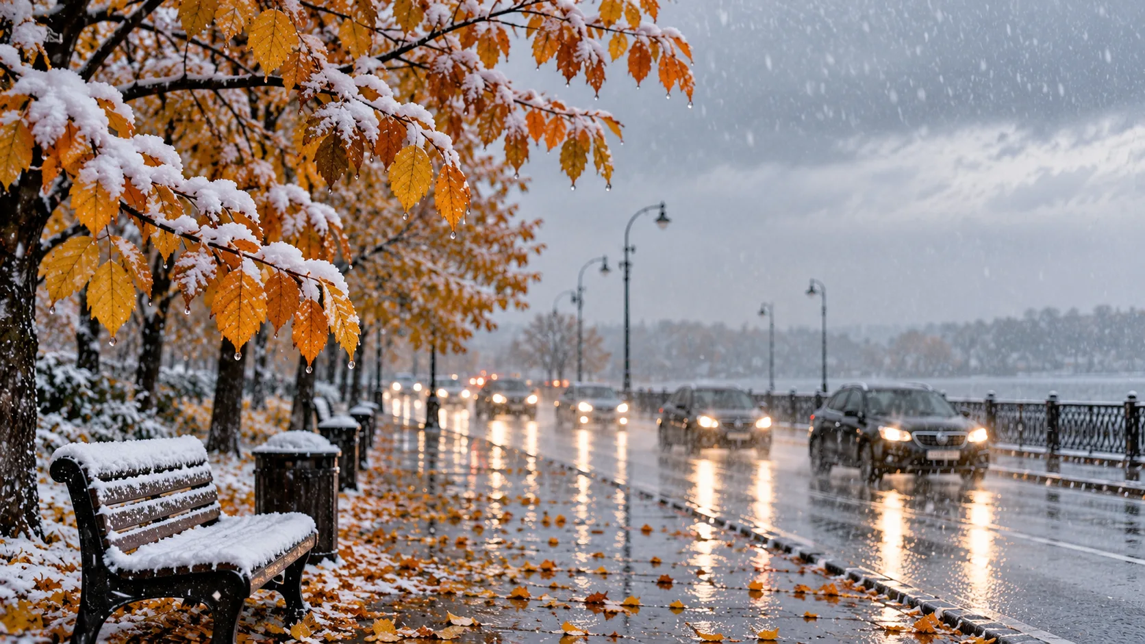 🌨Дождь, мокрый снег и гололедица ожидаются в Татарстане