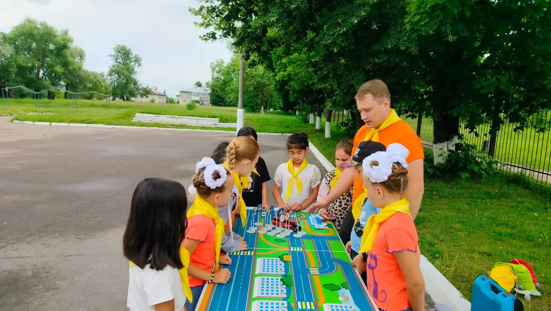 🌟 Сегодня в нашем пришкольном лагере произошло нечто невероятное! К нам в гости приехали представит