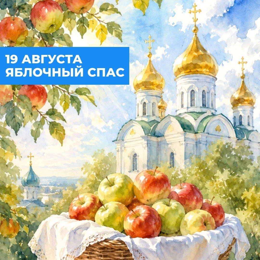 Яблочный Спас отмечается 19 августа