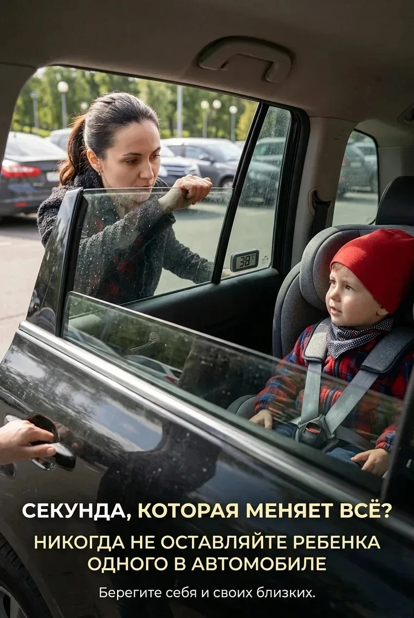 Секунда, которая меняет всё 💔 
Вы вышли буквально на минуту. В магазин, за документами, за кофе. Вы