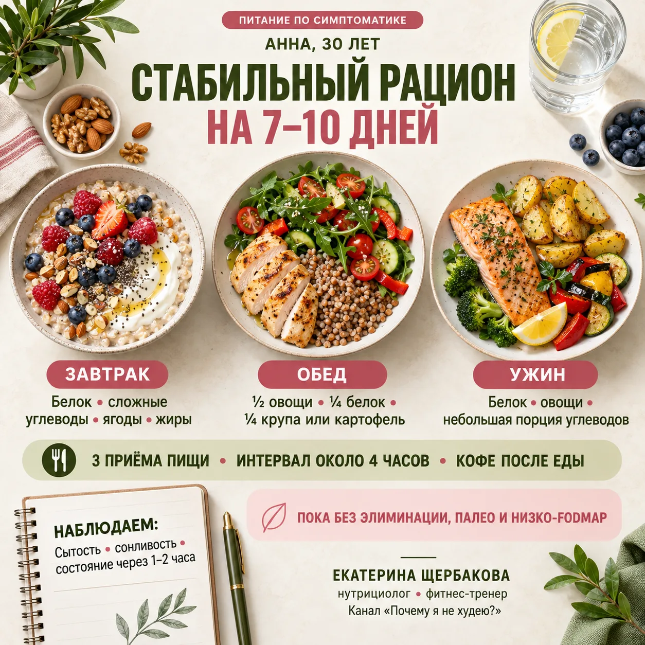 ПИТАНИЕ ПО СИМПТОМАТИКЕ