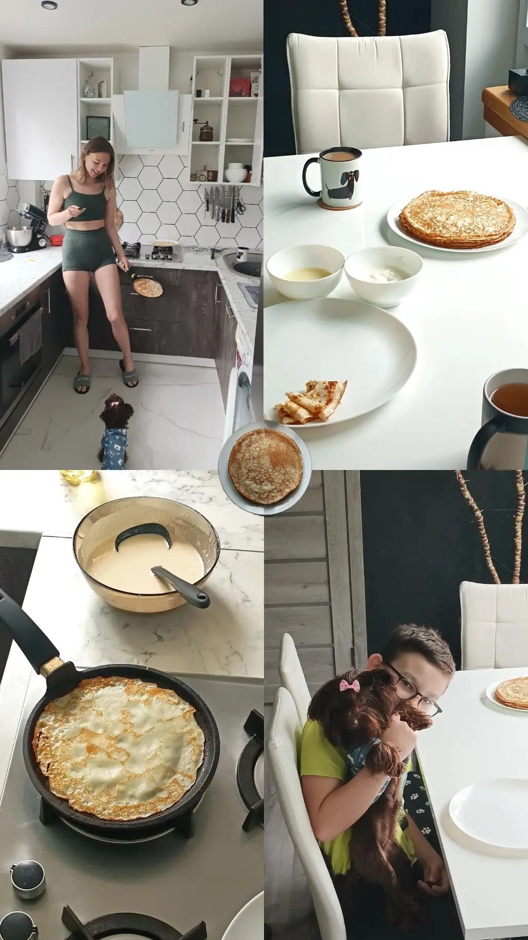 Воскресное блинное утро 🥞🐶💛