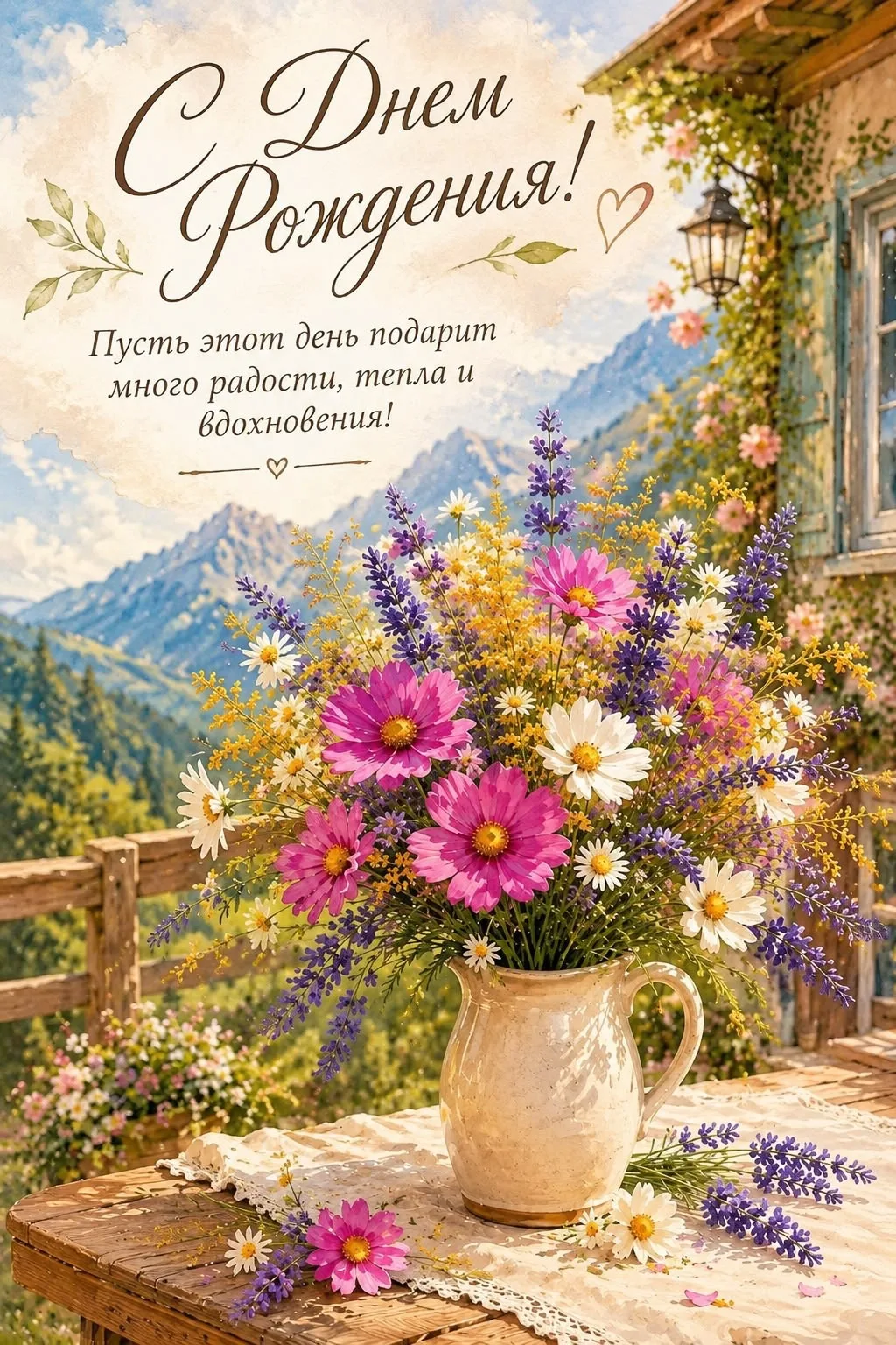 🥰 Оставляйте реакции, если понравилась открытка и делитесь с близкими ❤️