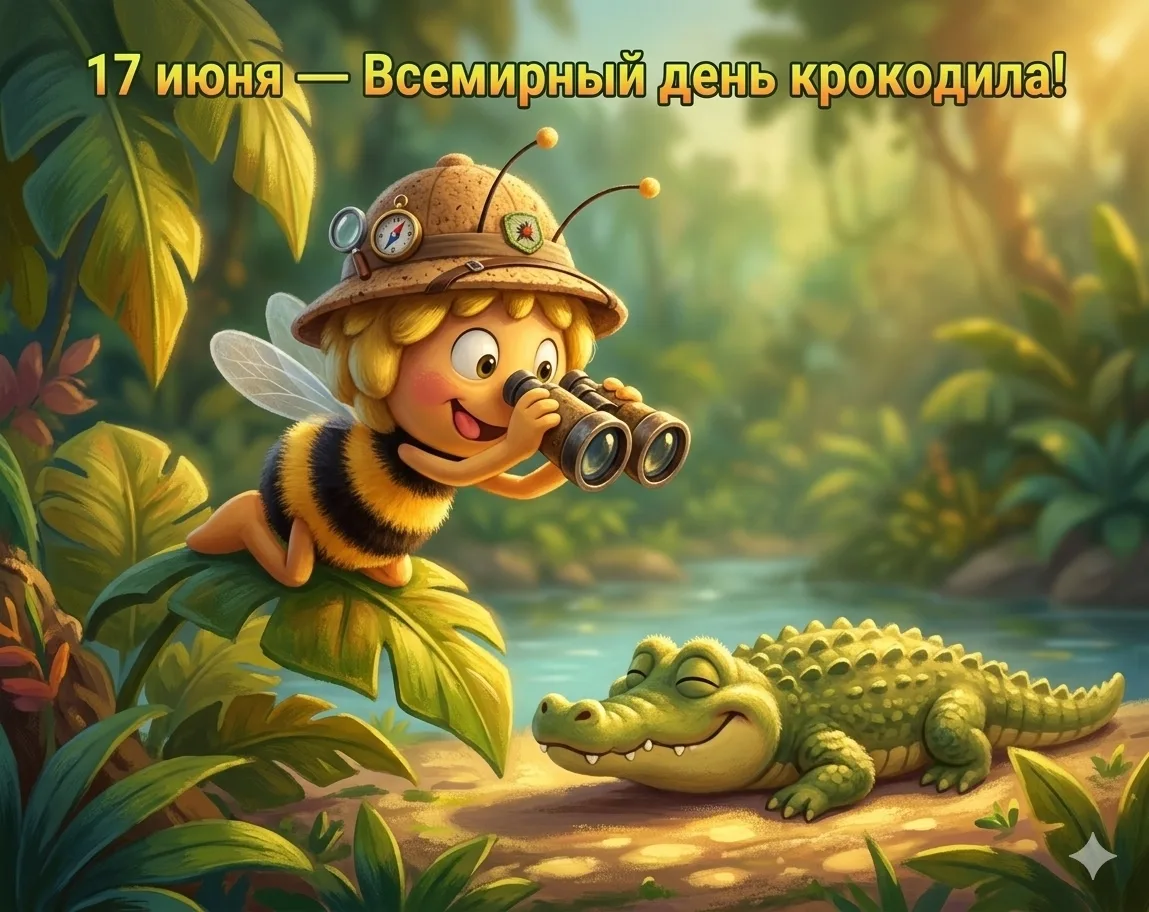 🐊 17 июня — Всемирный день крокодила! 🌴

Дорогие мамы, папы и наши маленькие исследователи! 👋

Вс