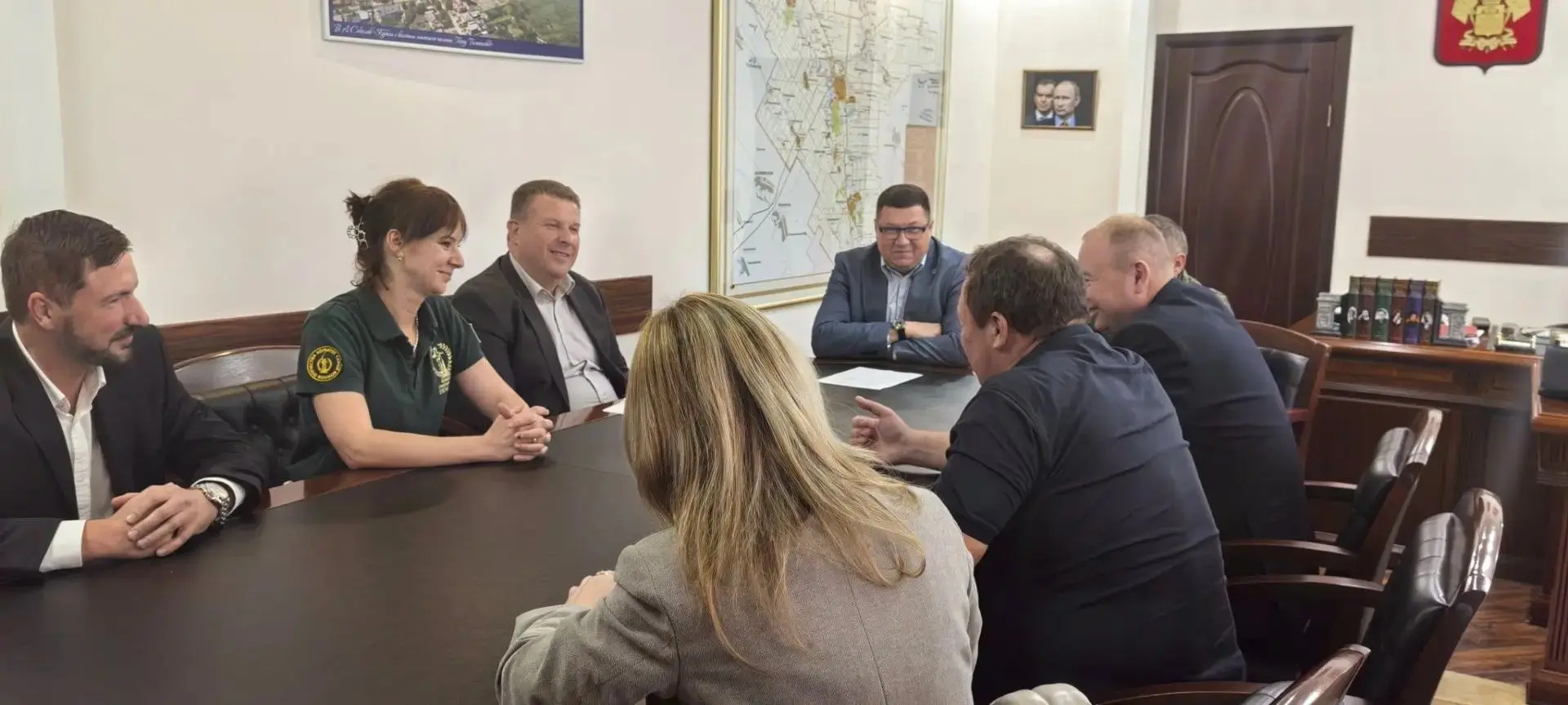 Встретился с представителями партии «Справедливая Россия»