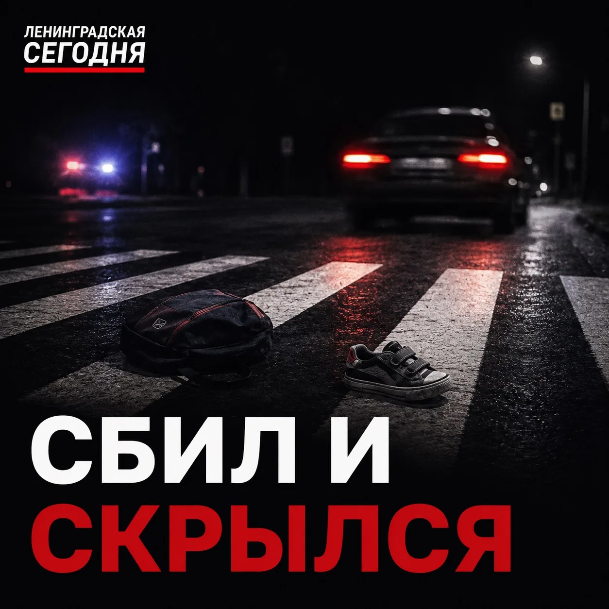 🚨 В Ленинградской ищут водителя, сбившего 14-летнюю девочку на переходе