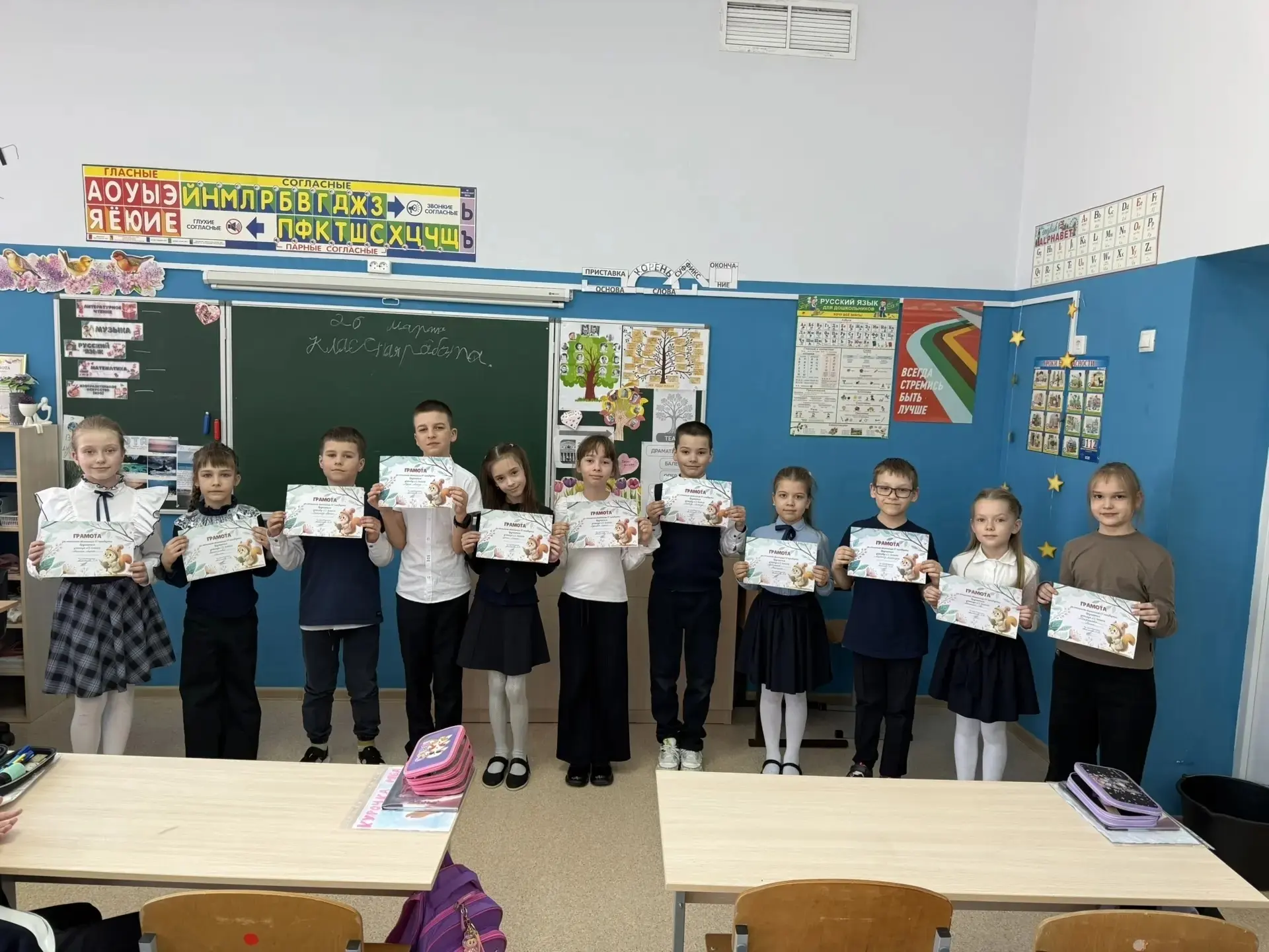 ☀️ Весенние каникулы — безопасно и весело!  Во 2 «Е» классе (классный руководитель Антонова Е. В.) п