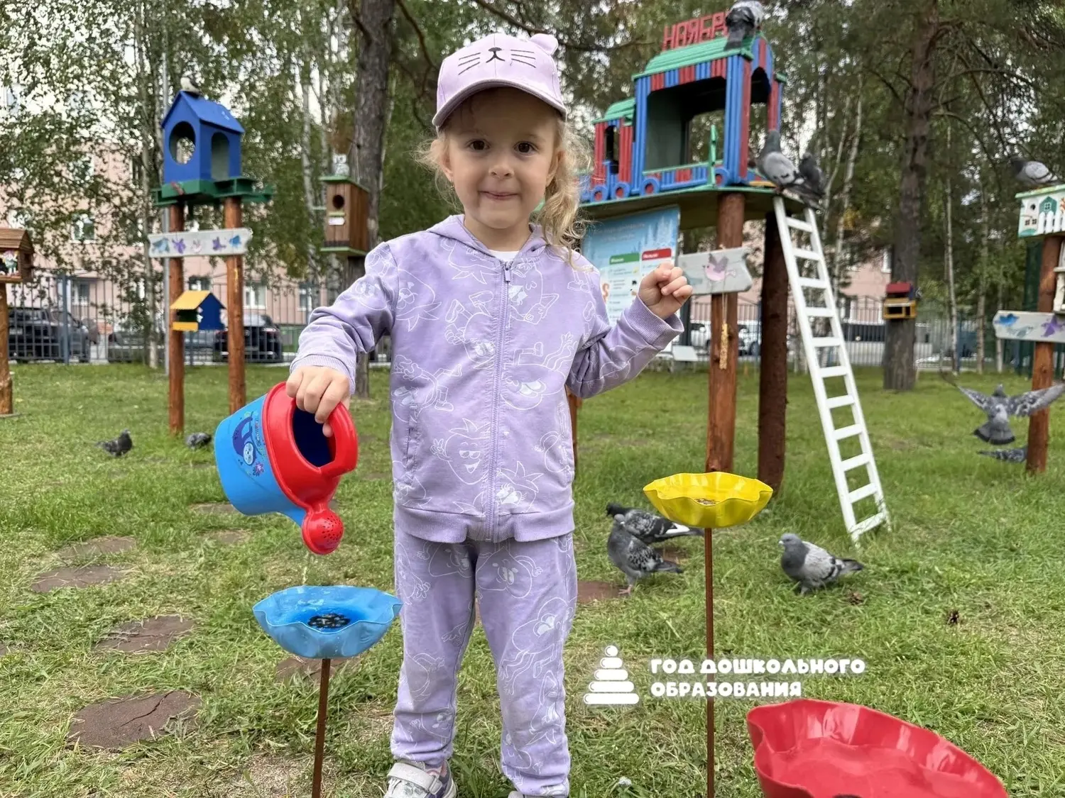 Один день из жизни воспитанников детского сада «Дюймовочка».
