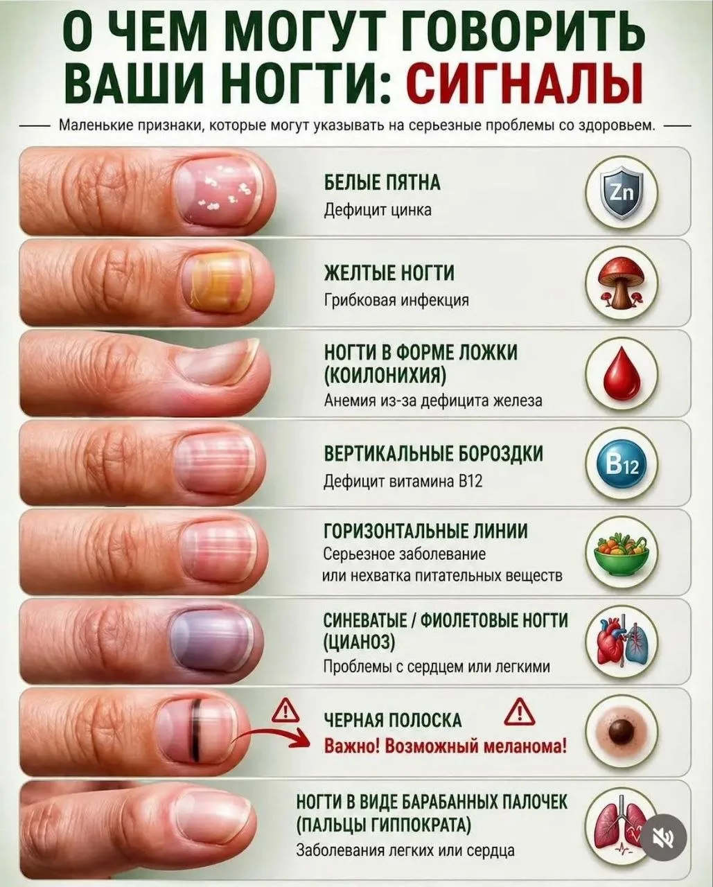 О ЧЕМ МОЛЧАТ ВАШИ НОГТИ?