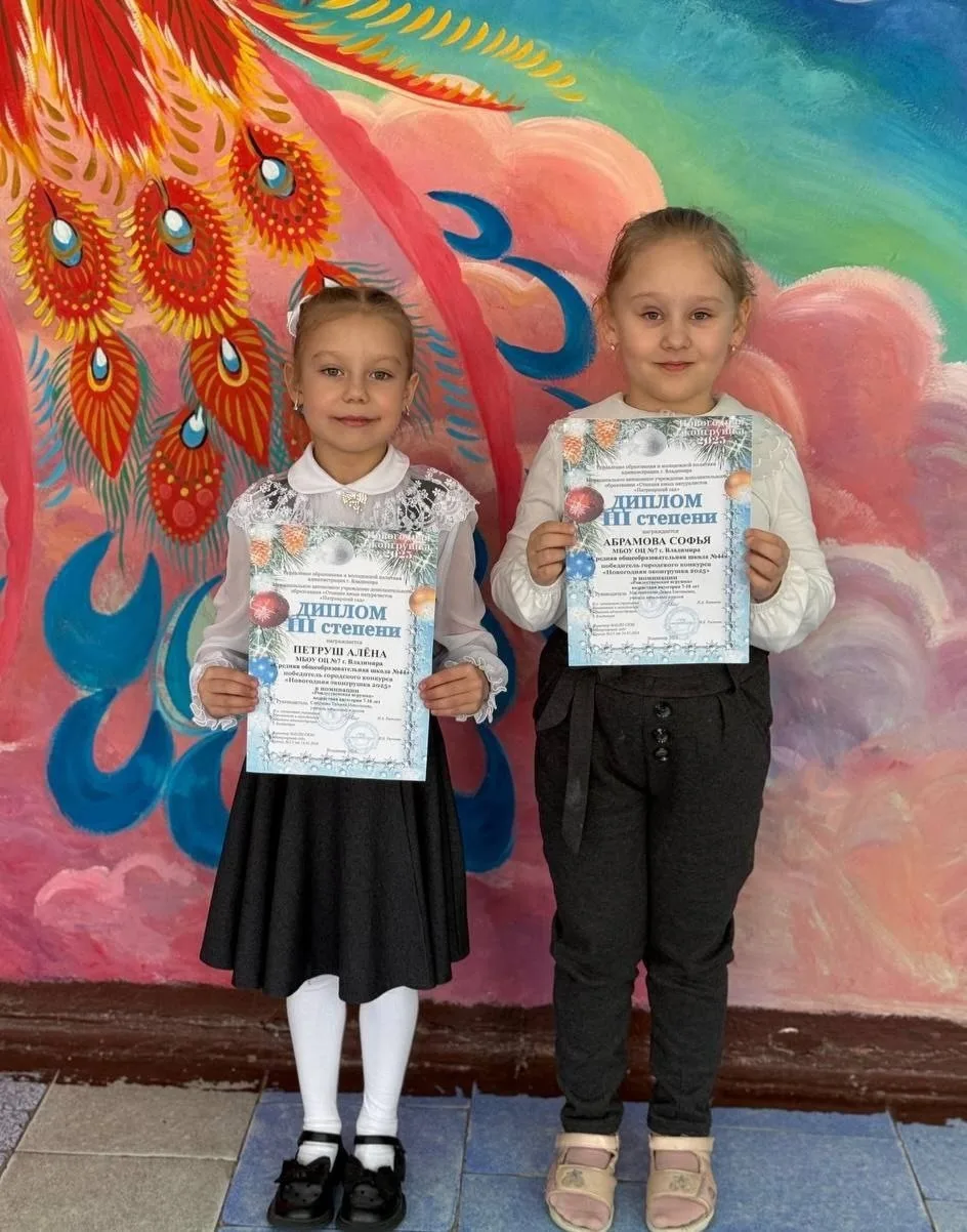 #школа44Владимир  🏆Подведены итоги городского конкурса "Новогодняя экоигрушка".  Очень приятно, что 