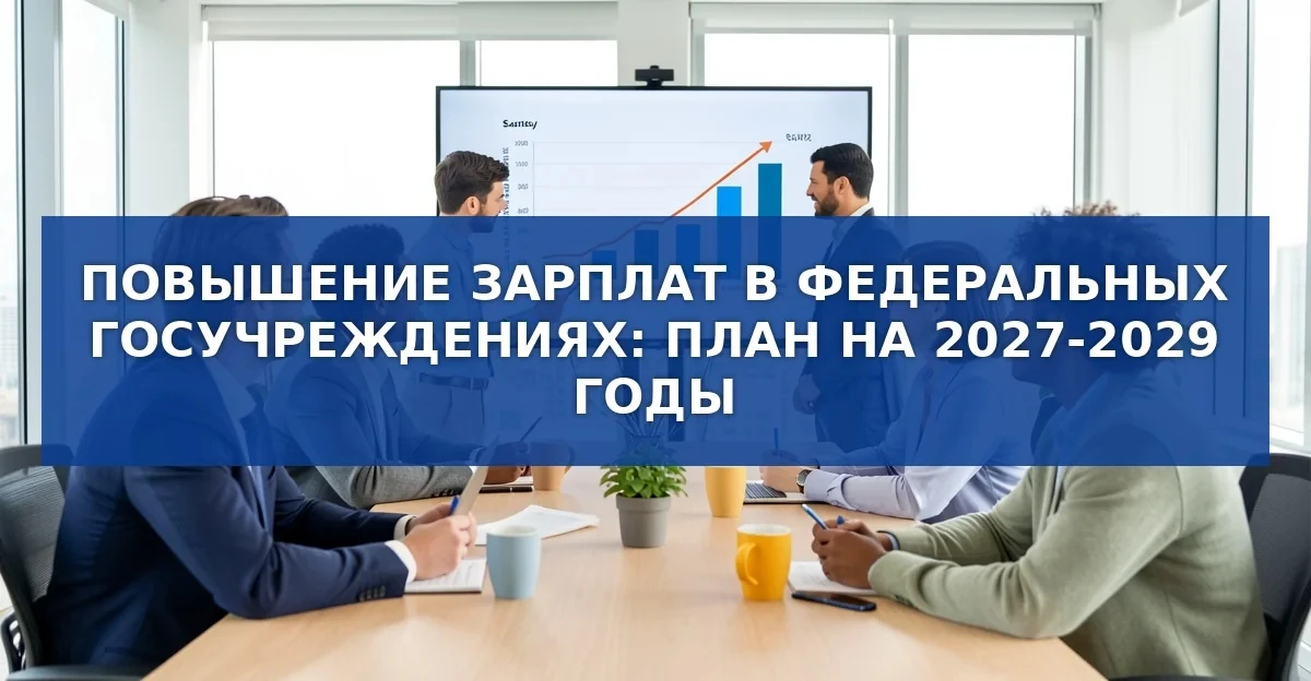 Плановое повышение заработных плат в федеральных государственных учреждениях с 2027 года