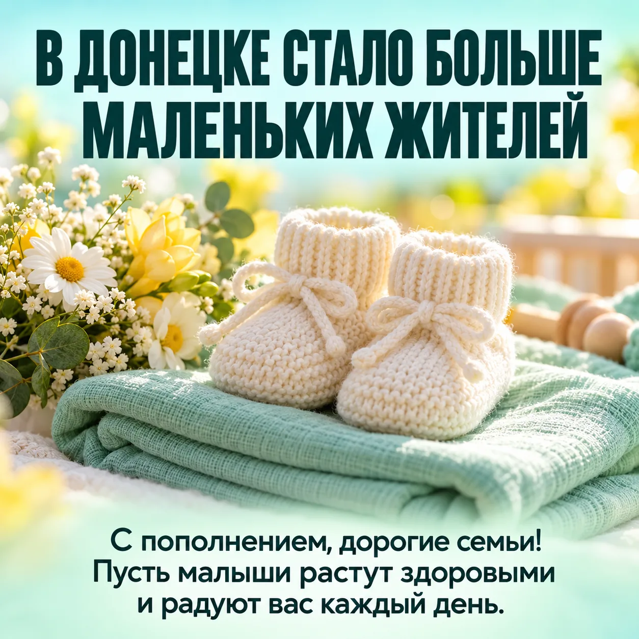 На прошлой неделе в нашем городе на свет появились 39 малышей — 22 девочки и 17 мальчиков.